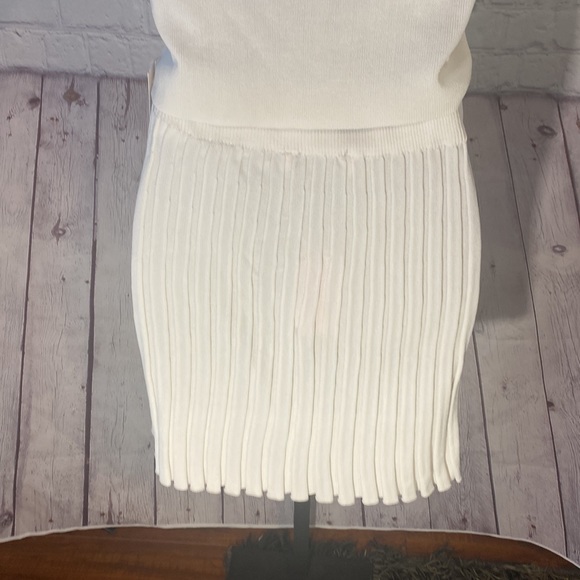 NWT  NICHOLE LYNEL MINI WHITE SKIRT SET - Picture 8 of 10